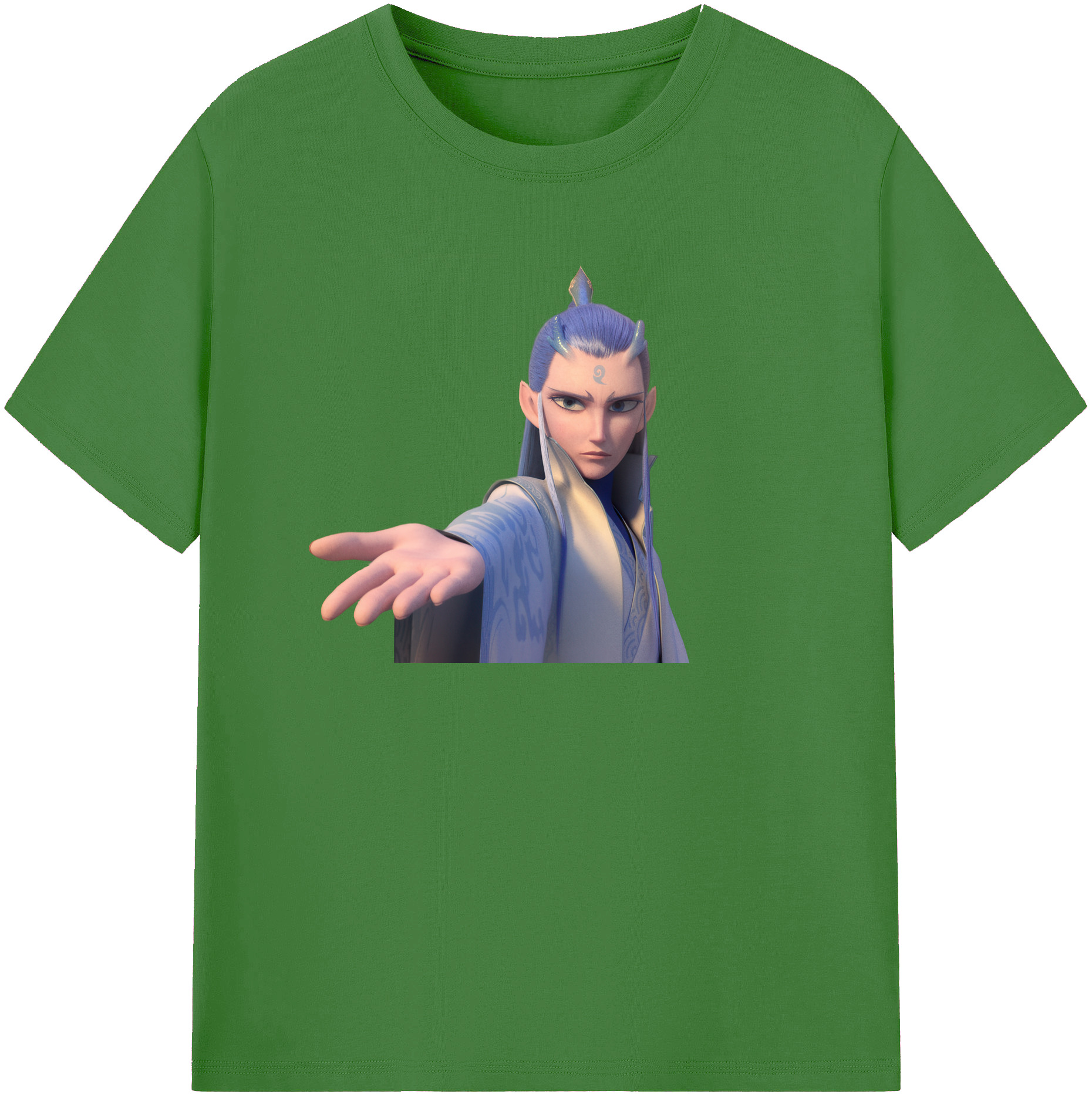 （画像用） Ne Zha 2 ナタ 魔童の大暴れ レディースカジュアルプリントTシャツ（綿100％）